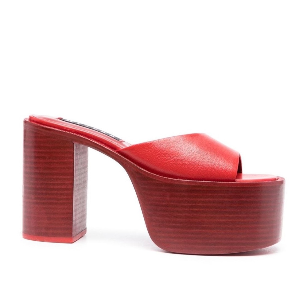 Simon Miller Raid Red Platform Shoes NWOB